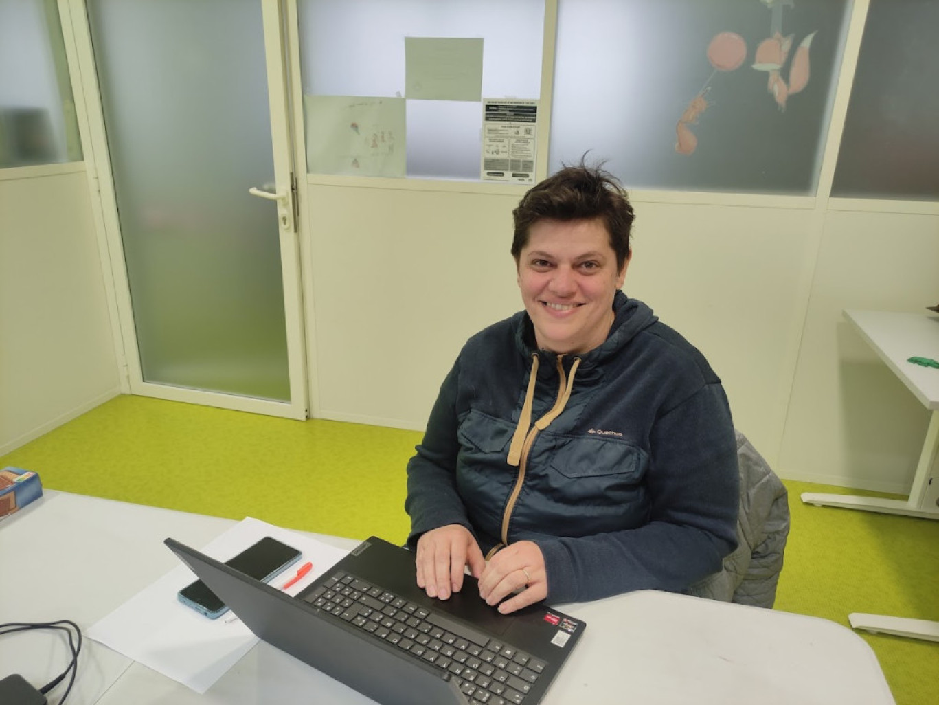 Fanny Totet a été recrutée pour être la référente de l’épicerie solidaire itinérante.
