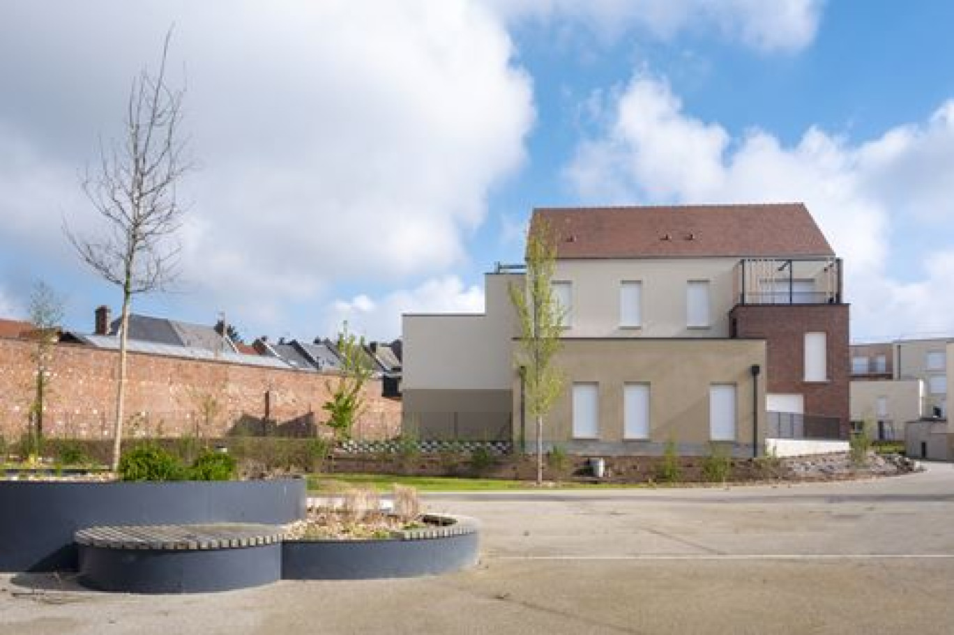 L'écoquartier du Maréchal Juin à Saint-Quentin, une initiative d'aménagement qui intègre les principes et les défis du développement durable à l'échelle d'un quartier. (c)Yann Anteale