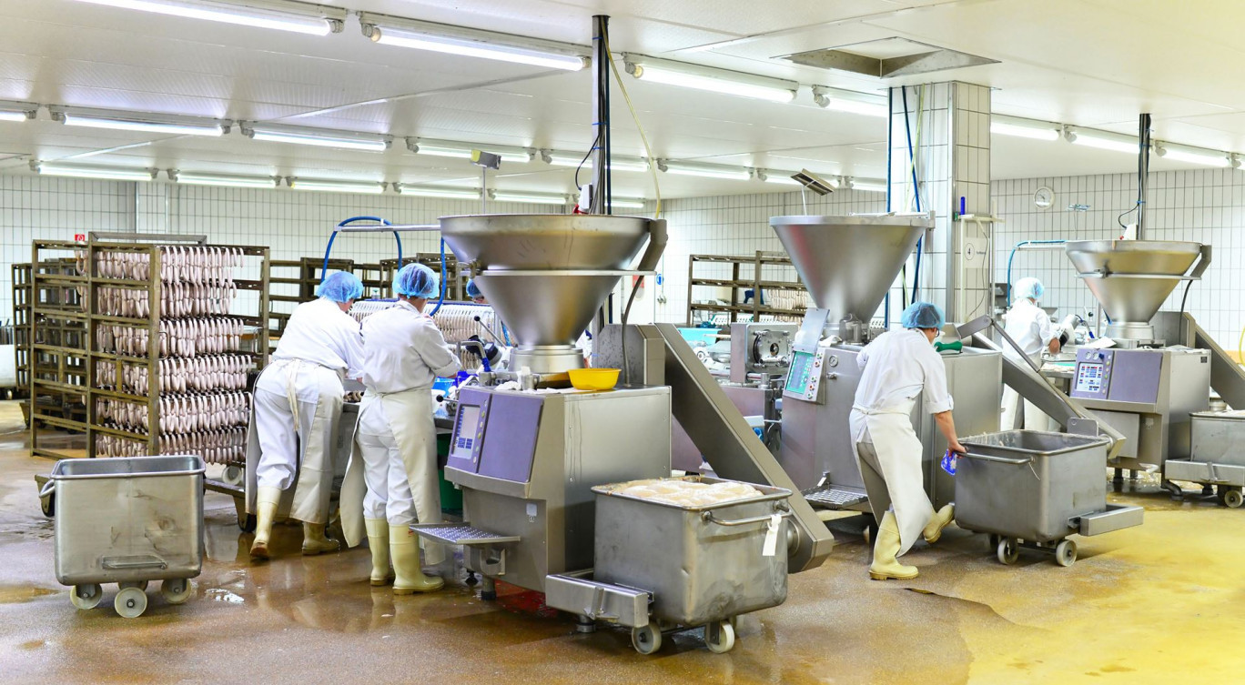 L'industrie - «clairement portée par l'agroalimentaire» -, enregistre une hausse de 0,2%. © industrieblick
