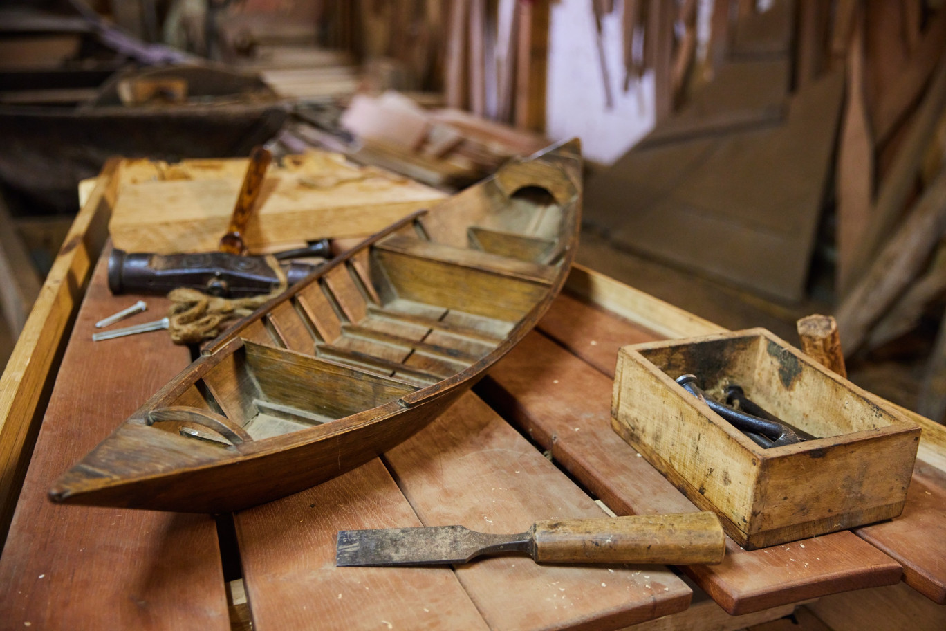 La société Les Faiseurs de Bateaux est particulièrement visitée. ©Lena Heleta