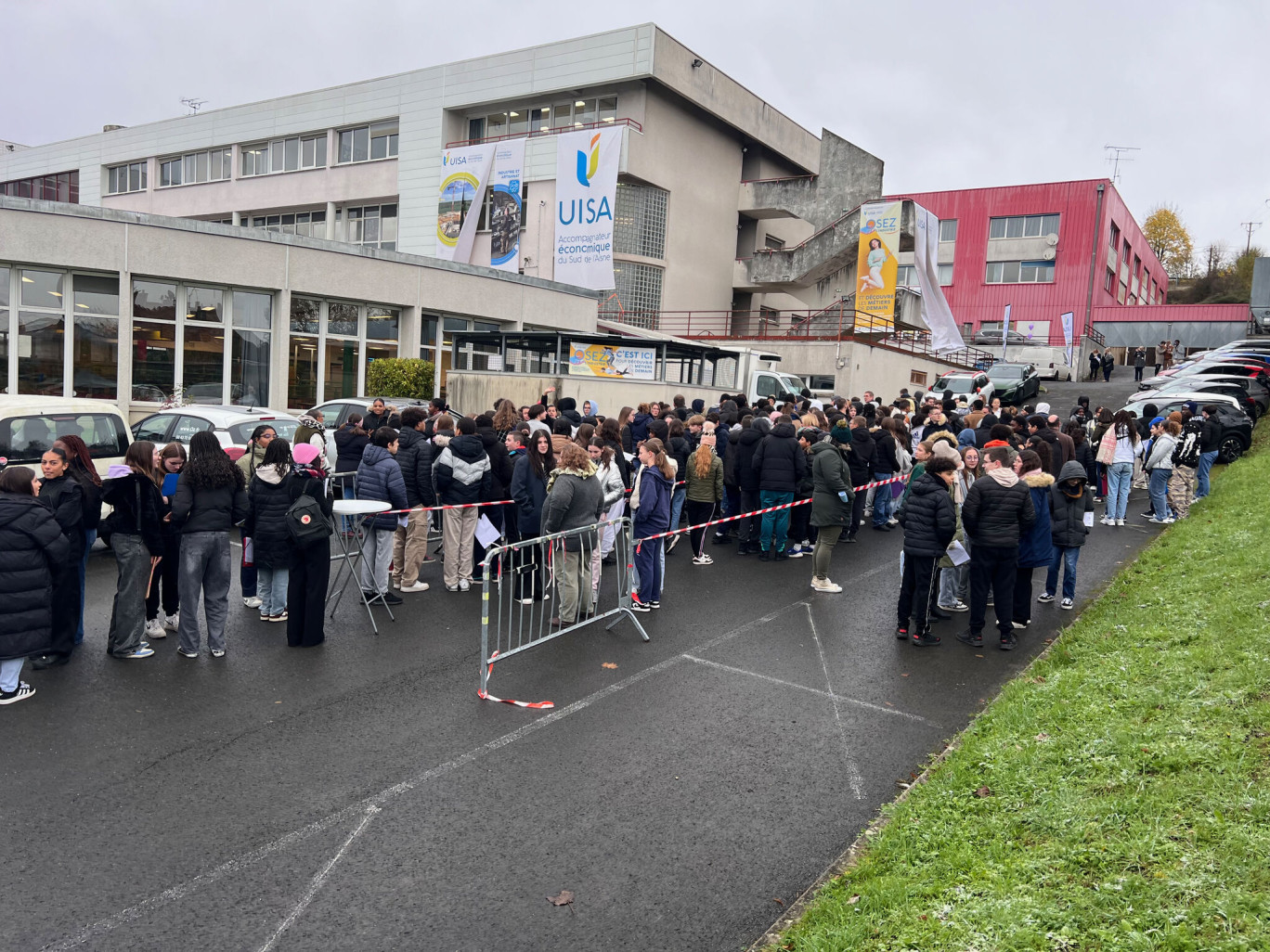 L'événement a attiré de nombreux jeunes. © l’Union Industrielle du Sud de l’Aisne (UISA)