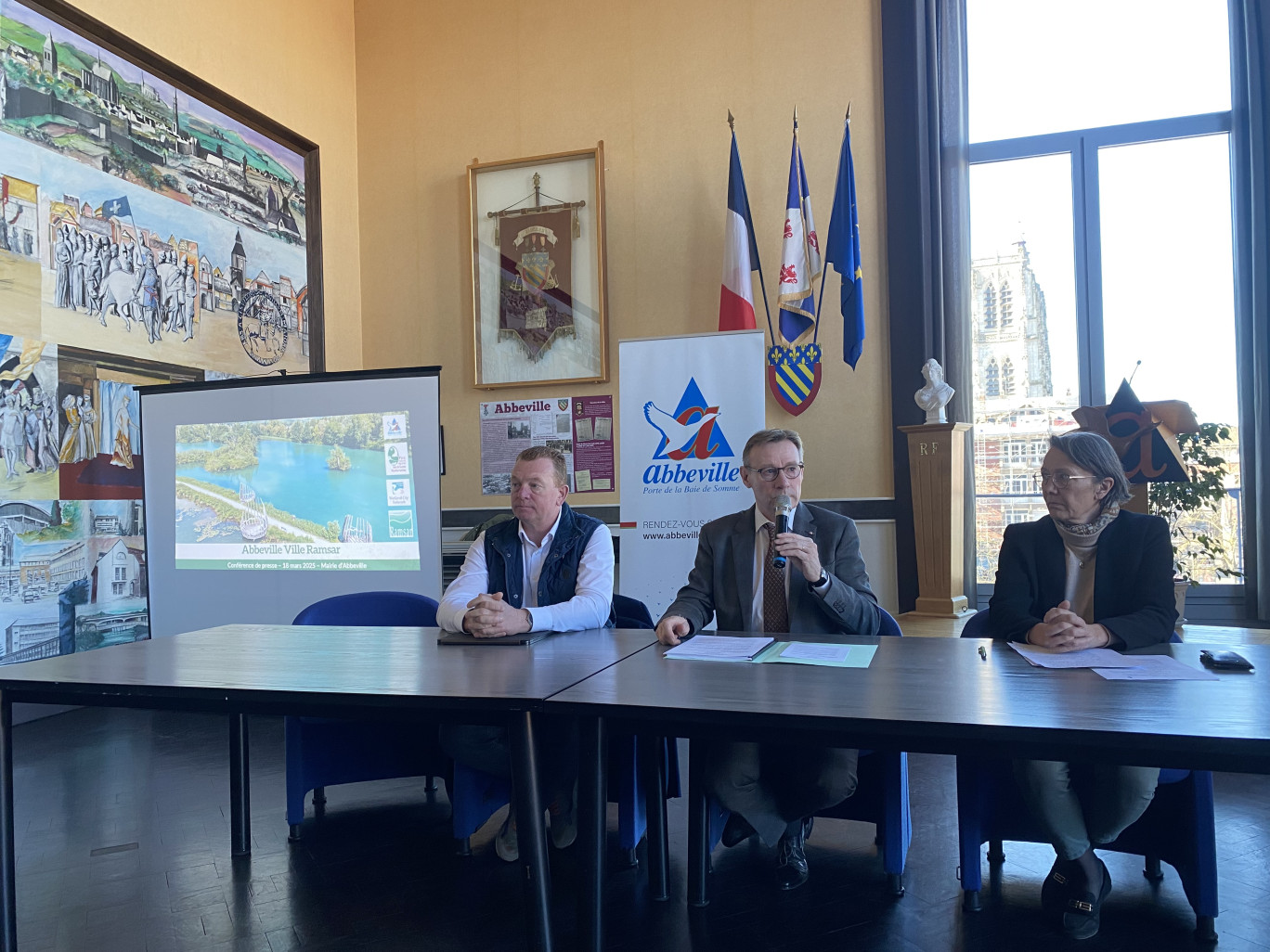 Franck Beauvarlet, Pascal Demarthe et Patricia Poupart.