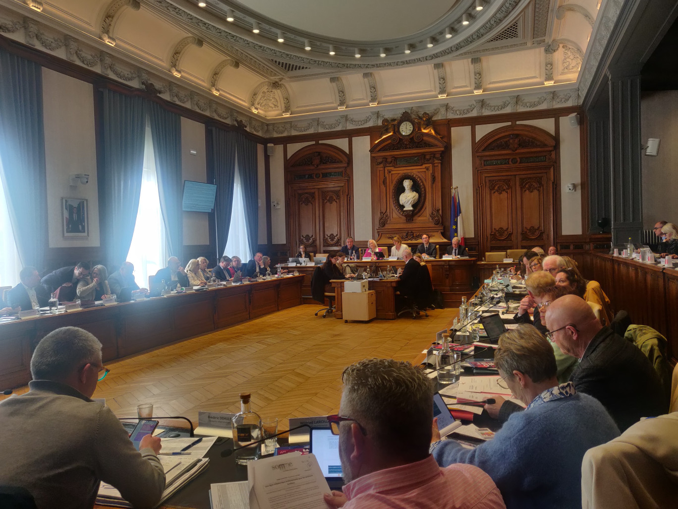 Le budget primitif 2025 a été adopté avec 29 voix pour et 16 voix contre. © Aletheia Press / D. La Phung