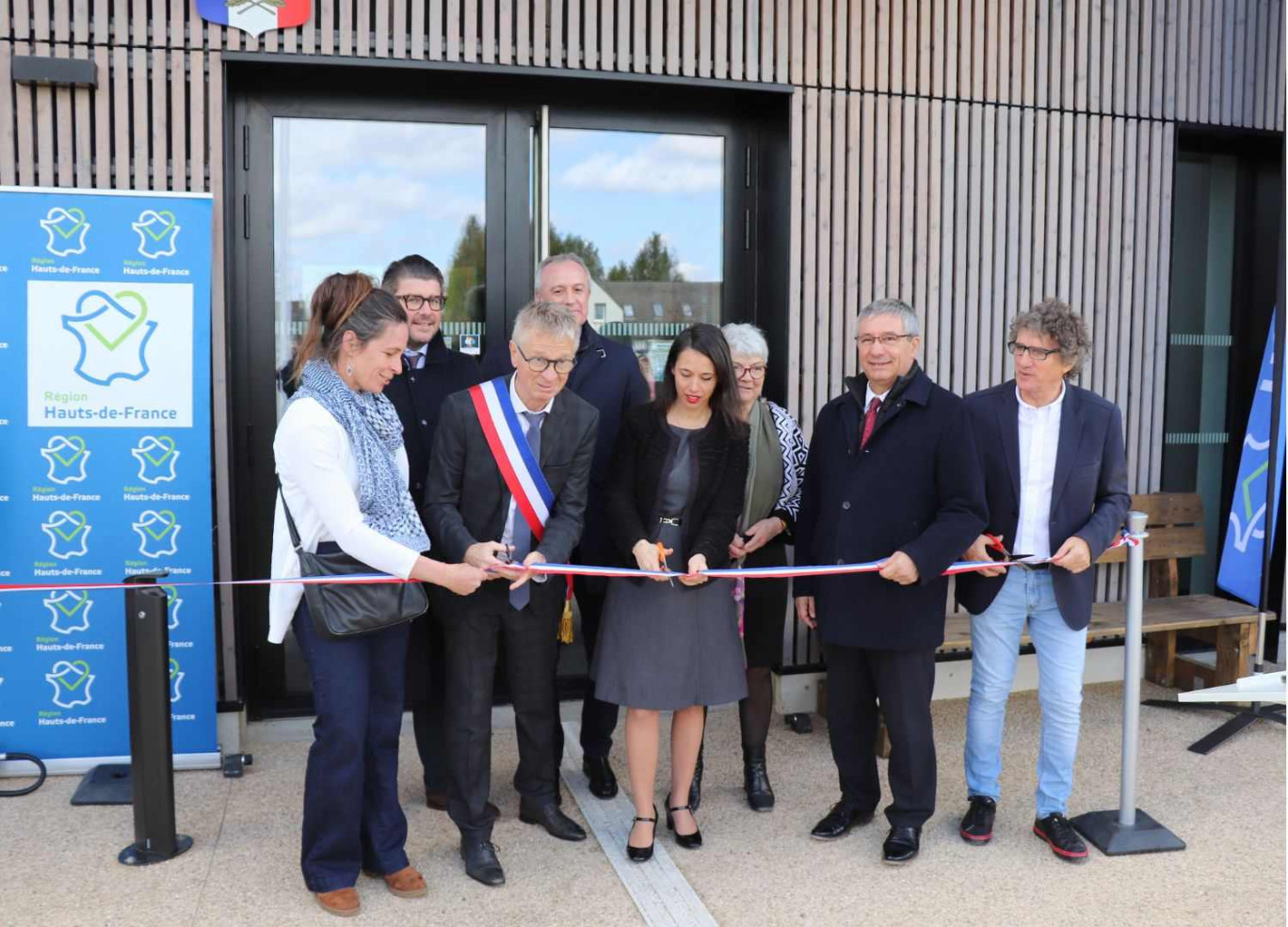 Le tiers-lieu a été inauguré par le maire Christian Vannobel, Fanny Anor, préfète de l'Aisne ou encore Nicolas Fricoteaux, président de l'Aisne.
