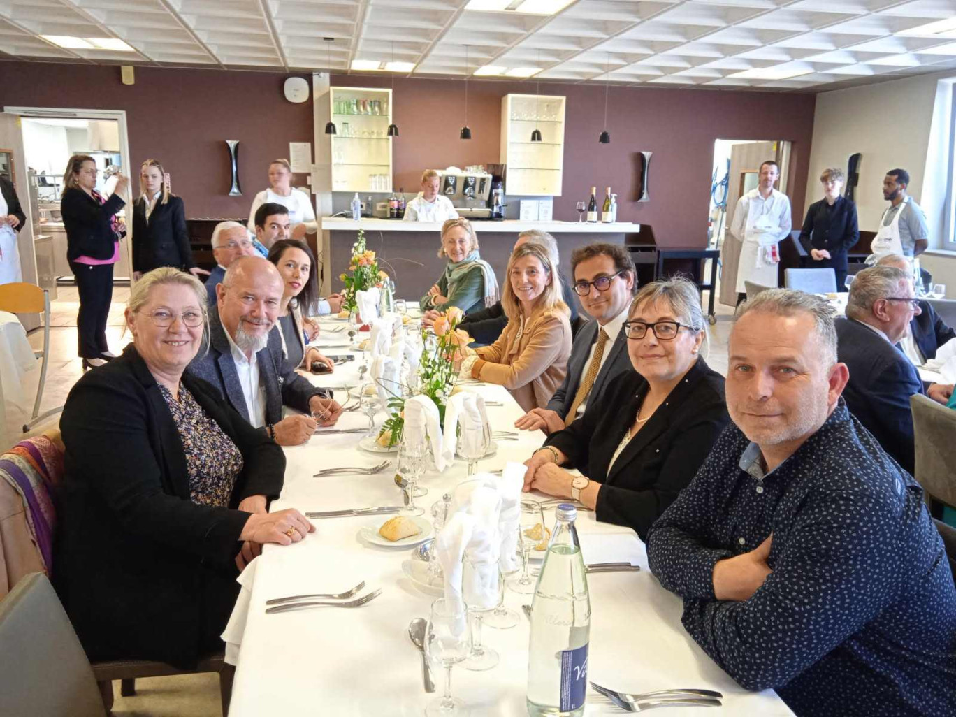 Carole Ribeiro, président de l'Union des maires de l'Aisne, Olivier Jacob, président de la CCI 02 ou encore Fanny Anor, préfète de l'Aisne, étaient présents.