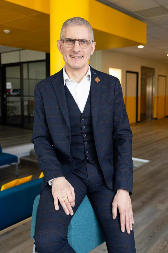 Stephan Cayet vient d'être élu président de la CPME de l'Aisne. (c) Marie-Line Waroude