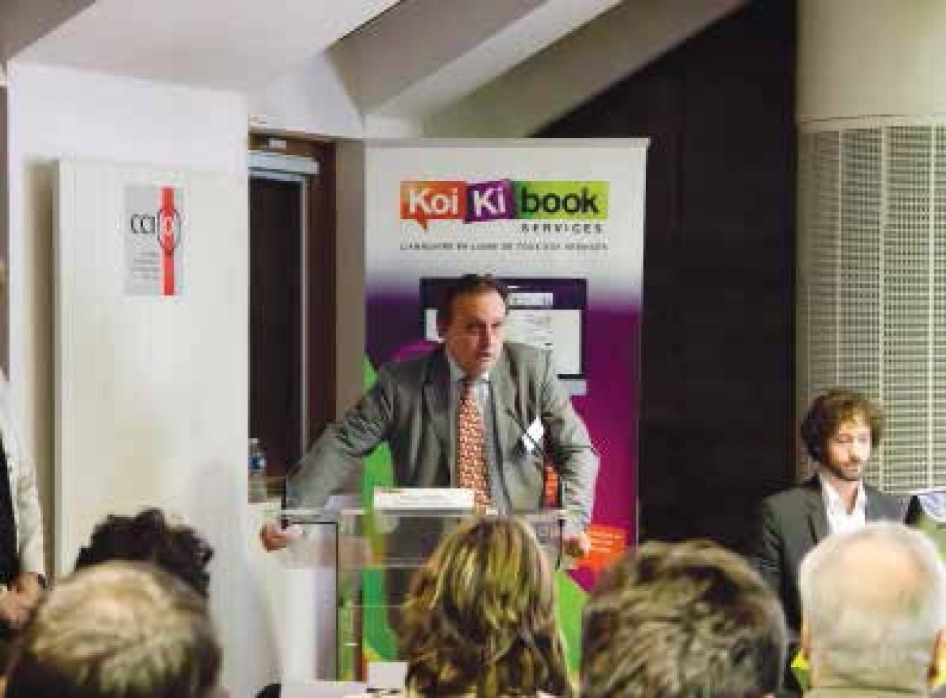 Philipe Enjolras, président de la CCIT, lors du lancement du Koikibook.