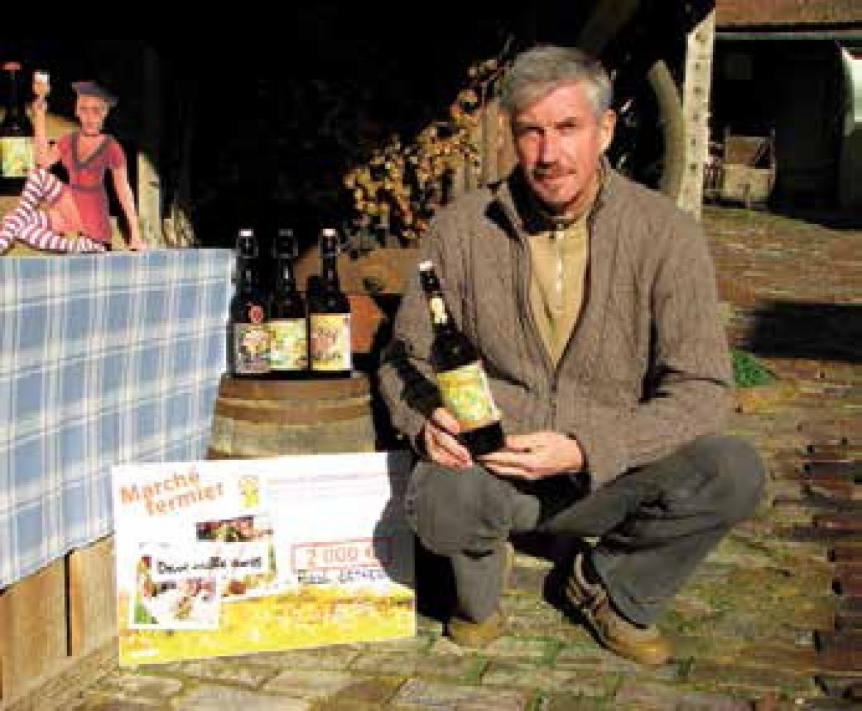 En octobre, Pascal Detrez a été récompensé par le conseil regional de l’Oise pour sa bière blonde.