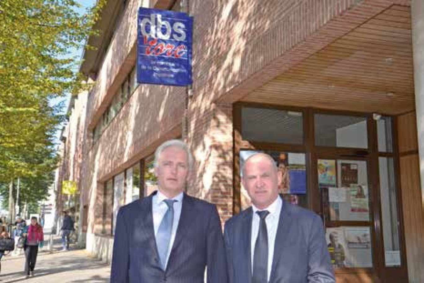 Thierry Mistral Bernard, à gauche, est directeur général de DBS depuis six ans.
