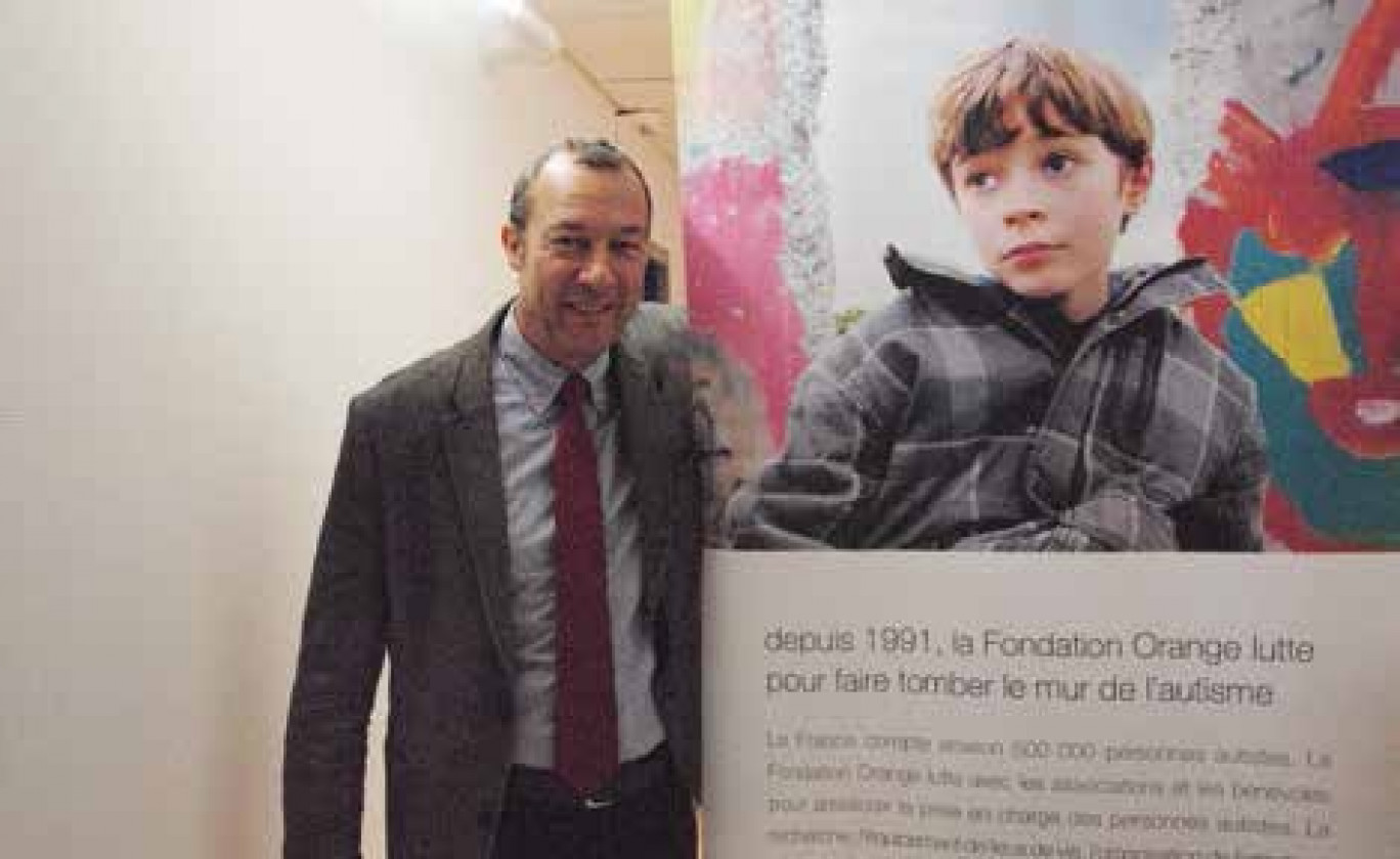 Joël Sauvage, délégué mécénat et solidarités représentant la Fondation Orange sur la direction Orange Nord de France.