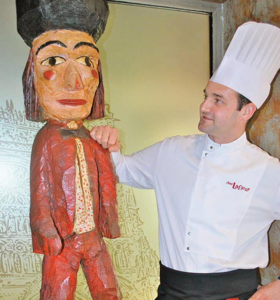 Ghislain Battaglia, co-fondateur et chef du nouveau restaurant amiénois Chez Lafleur.