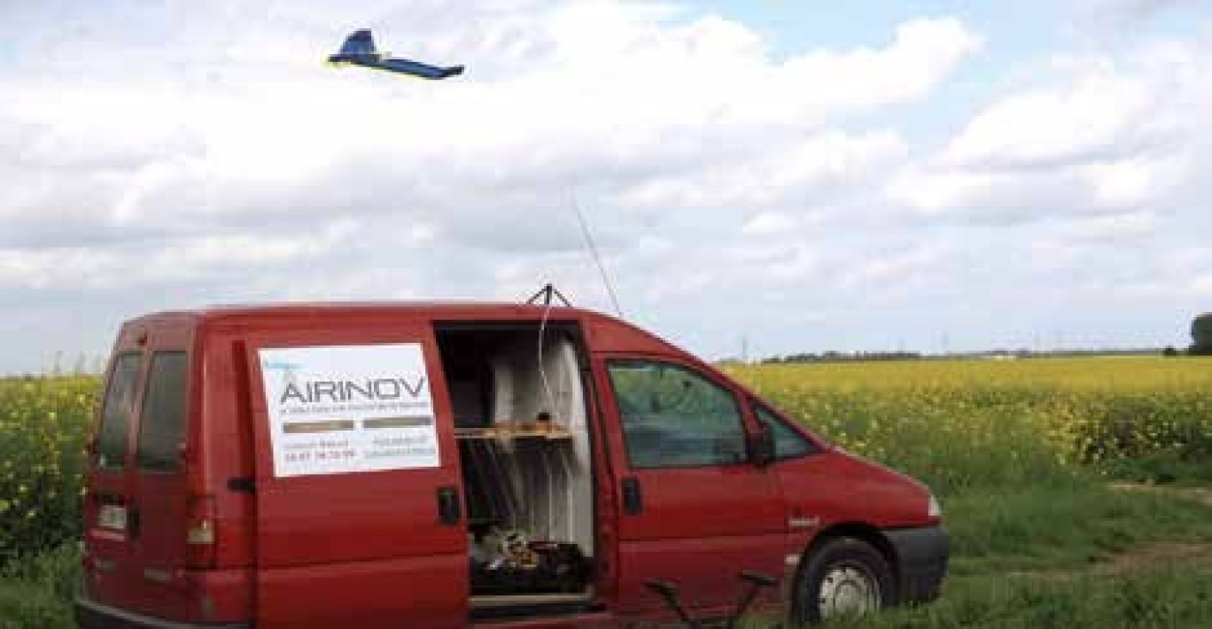 L’agridrone développé par Airinov est avant tout un outil de gestion intra-parcellaire qui permet une gestion informatisée des parcelles.