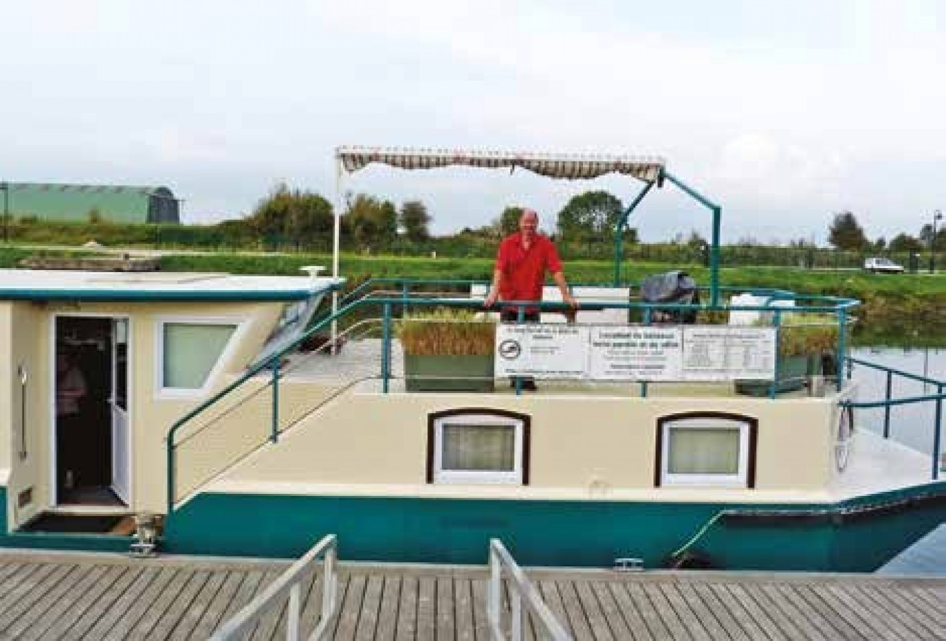 La péniche Le Lihoury accueille les touristes tout au long de l’année. 