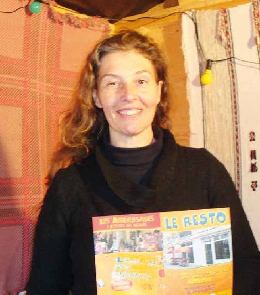 Delphine Hattif était présente au marché de Noël de Noyon, où elle proposait du chaud et du froid.
