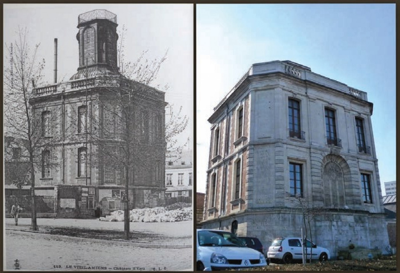 À Amiens, le château d’eau qui abrite aujourd’hui le Service des eaux d’Amiens Métropole a été construit entre 1751 et 1758.