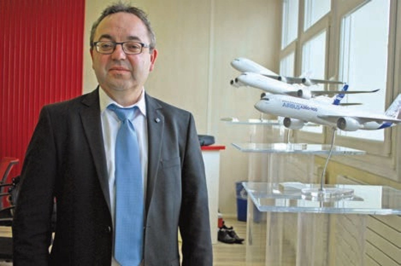 Thierry Rouault, directeur du site Stélia Aérospace de Méaulte.