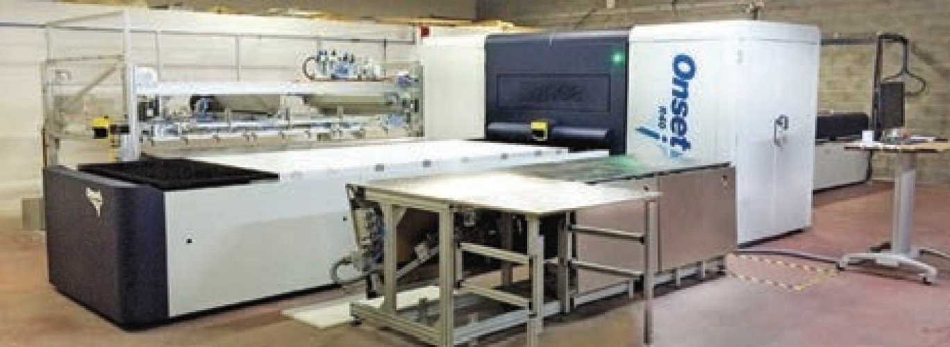 La nouvelle imprimante numérique UV Onset R4Oi.