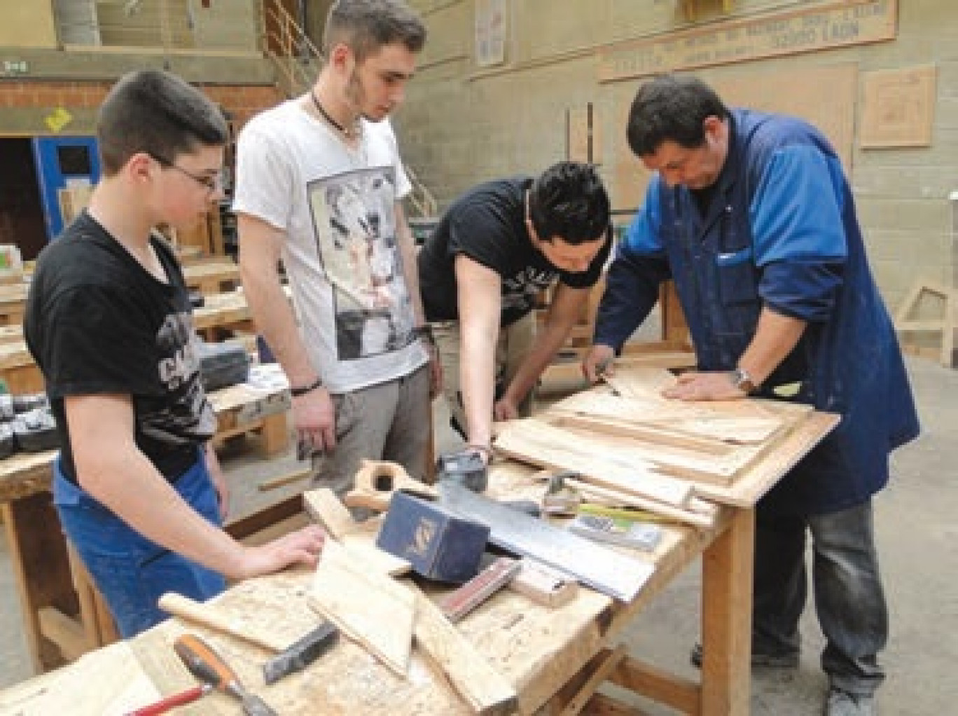 Le BTP CFA de Laon compte 167 apprenants.