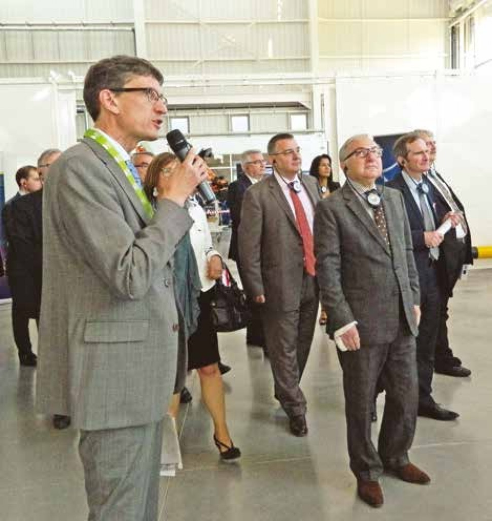 Claude Gewerc a inauguré ce bâtiment qui a demandé un investissement de 33 millions d’euros financés à 80% par la région et à 20% par l’Europe.