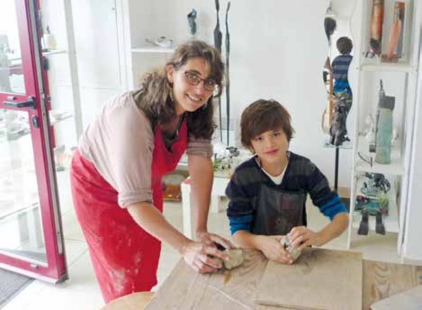 Sophie Goldaniga de Paula vient d’ouvrir son atelier de raku au 27, quai Blavet à Saint-Valéry-sur-Somme.