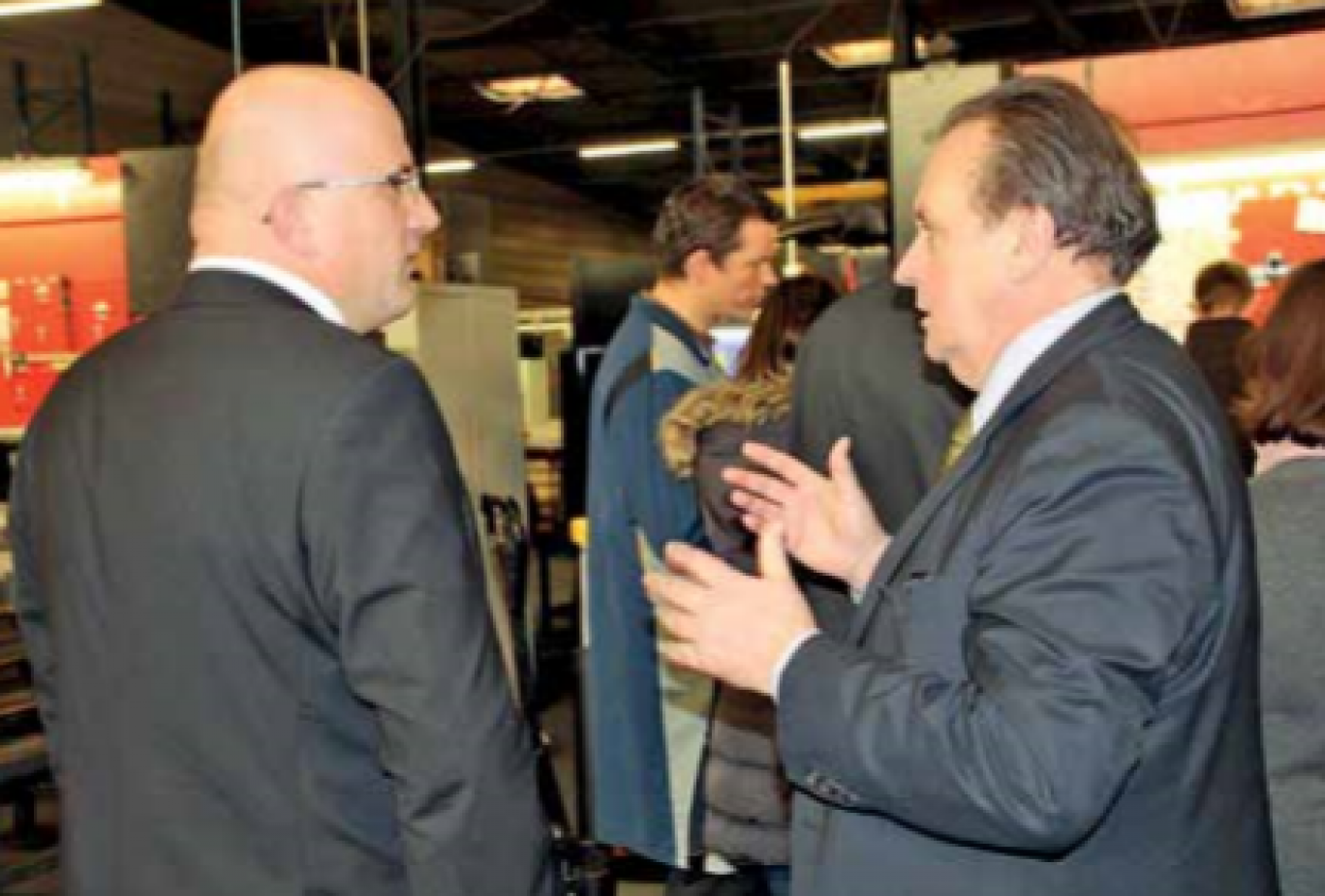 Le président de la CCI Oise Philippe Enjolras s’est rendu sur le site de SMG lors des Visites de l’entreprise, organisées par la CCI Oise.