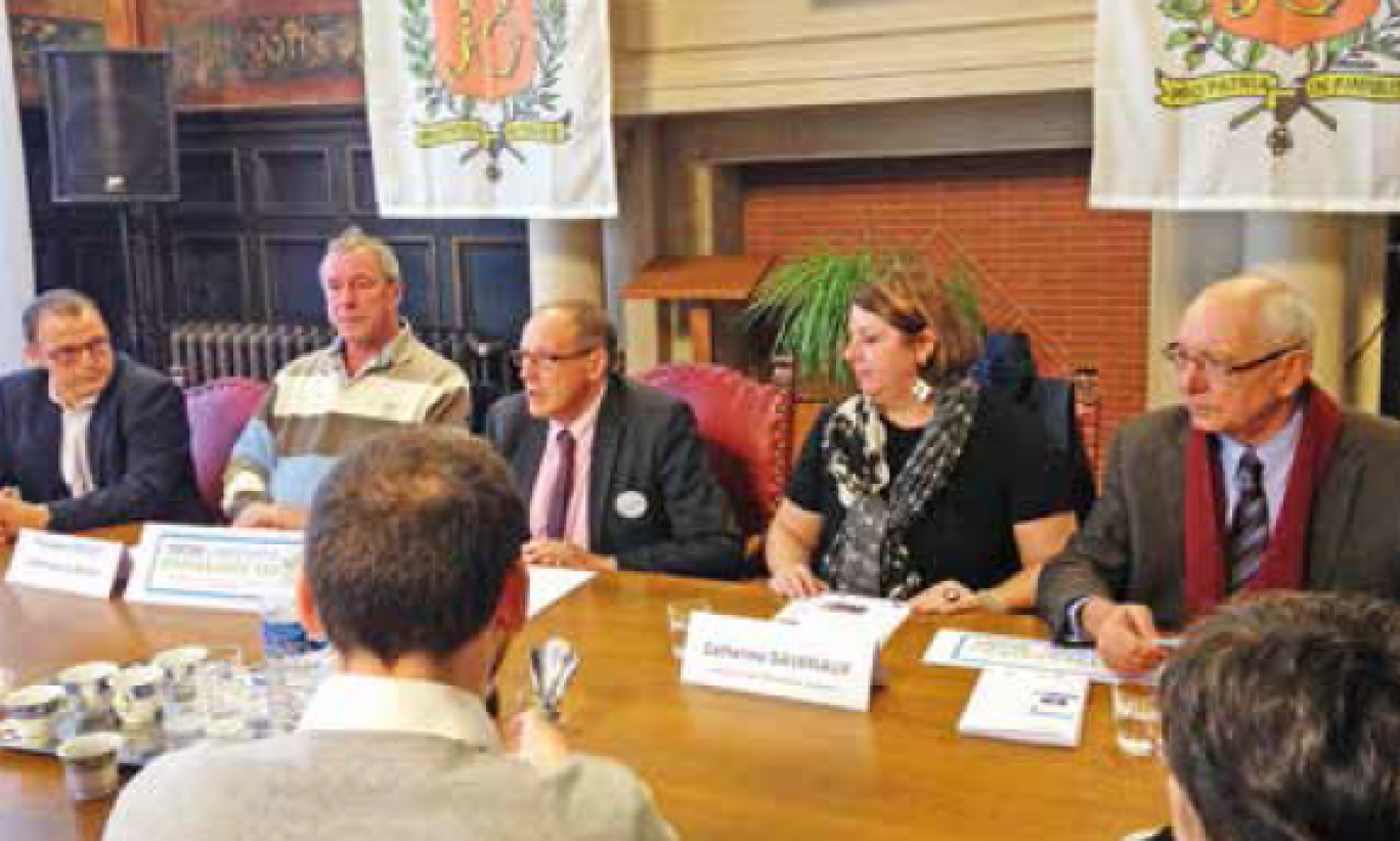 Les élus et acteurs de Bohain se retrouvent régulièrement pour travailler.