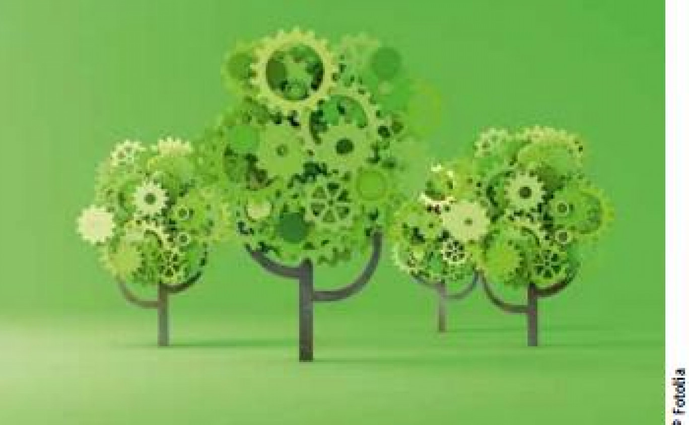 L’implication
des
entreprises
dans la
préservation
de l’environnement
dépend de
nombreux
critères,
dont la taille
et le secteur
d’activité.
