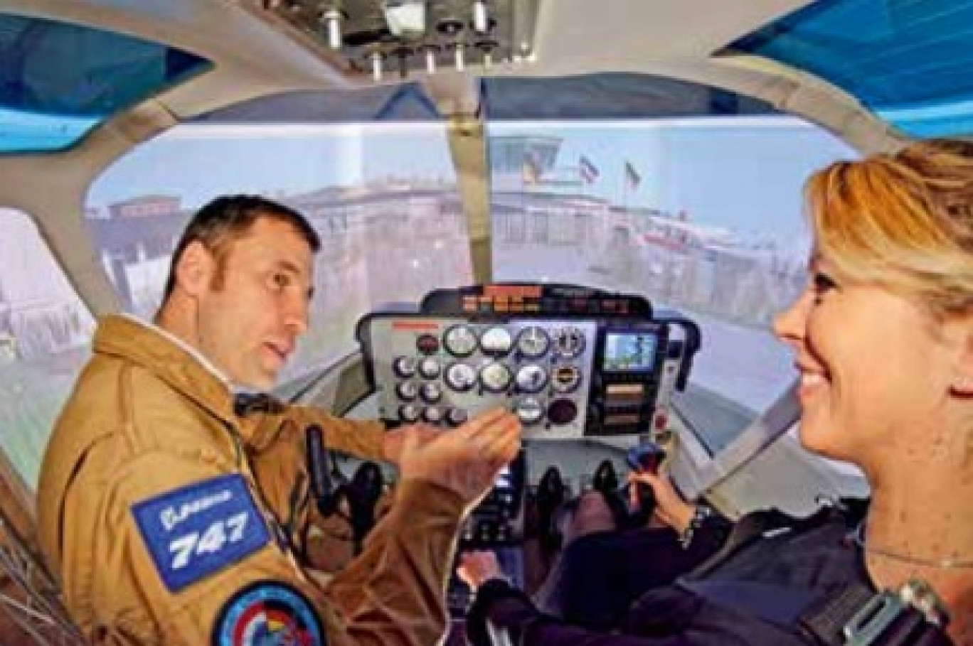 Arnaud Maillé est le seul en France à proposer une simulation totale dans ce genre d’hélicoptère.