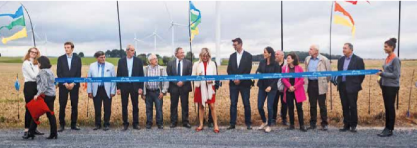 Nordex France : inaugure le parc éolien du Douiche