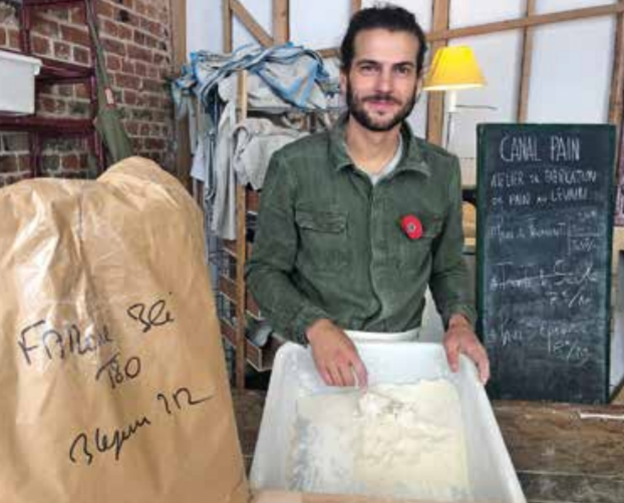 Thomas Richebois développe son atelier de fabrication de pain au levain.