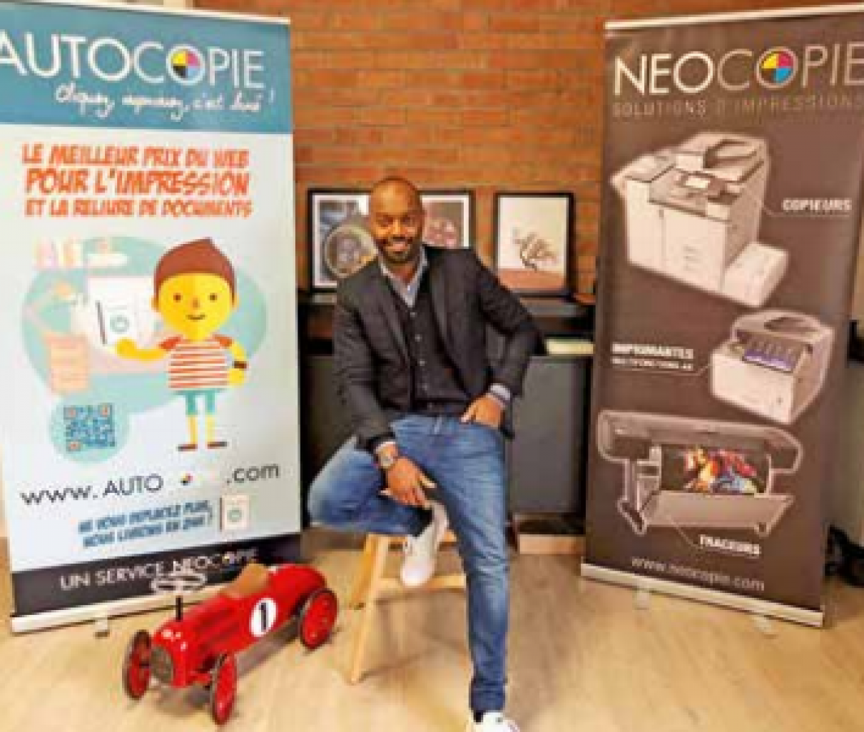 Valdo Vaz a créé Néocopie
en 2015.