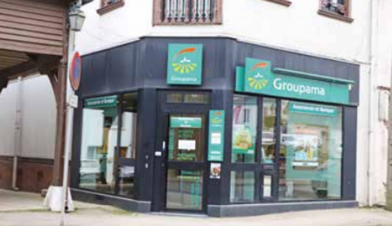 Groupama est présent localement, ici à Oisemont.