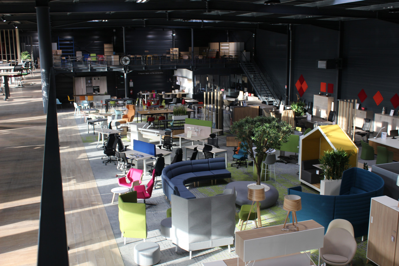 Le nouveau show room a été construit en face de l’ancien.