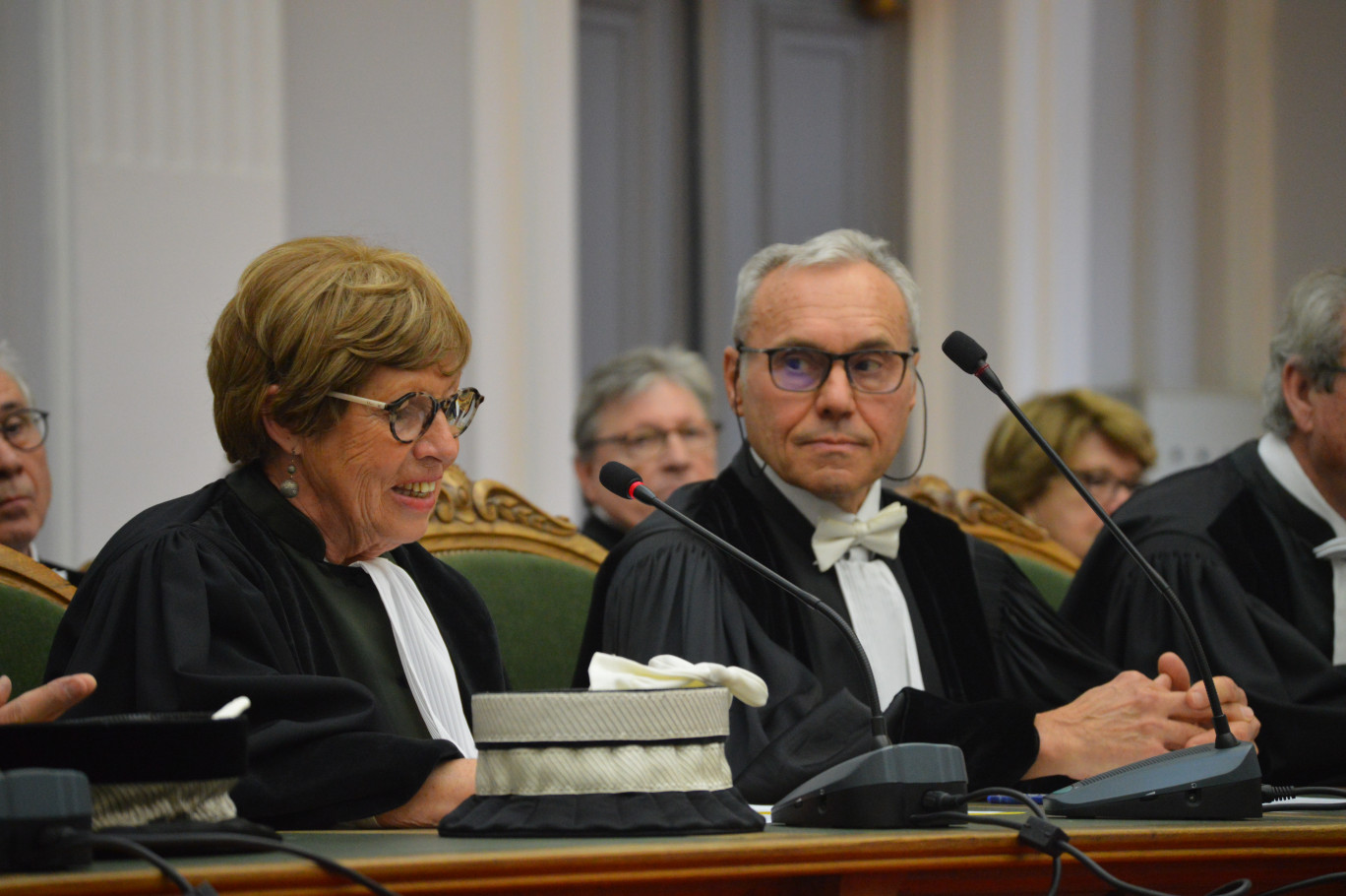 Gérard Diruy succède à Martine Beaurain, qui a présidé le Tribunal de commerce d'Amiens pendant sept ans.