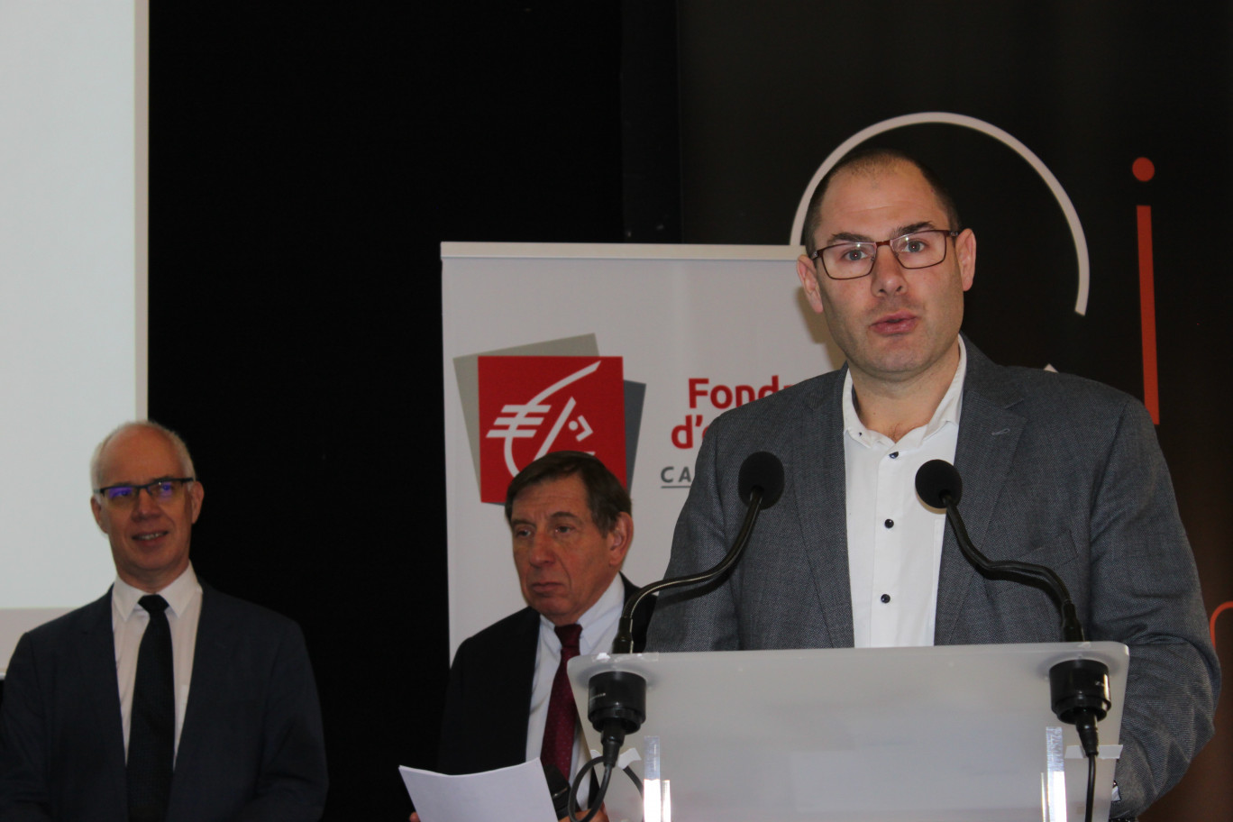 Le représentant d’APF France handicap Calais, lauréat "Coup de Cœur".