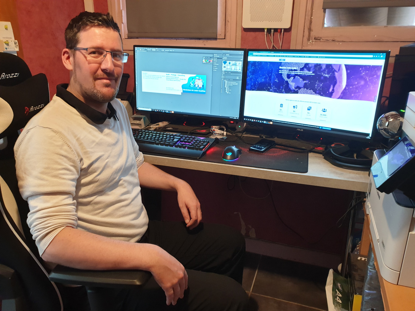 Jérémy Lehezée a multiplié les expériences professionnelles avant de satisfaire en 2019 au besoin qu’il ressentait d’être à son compte.