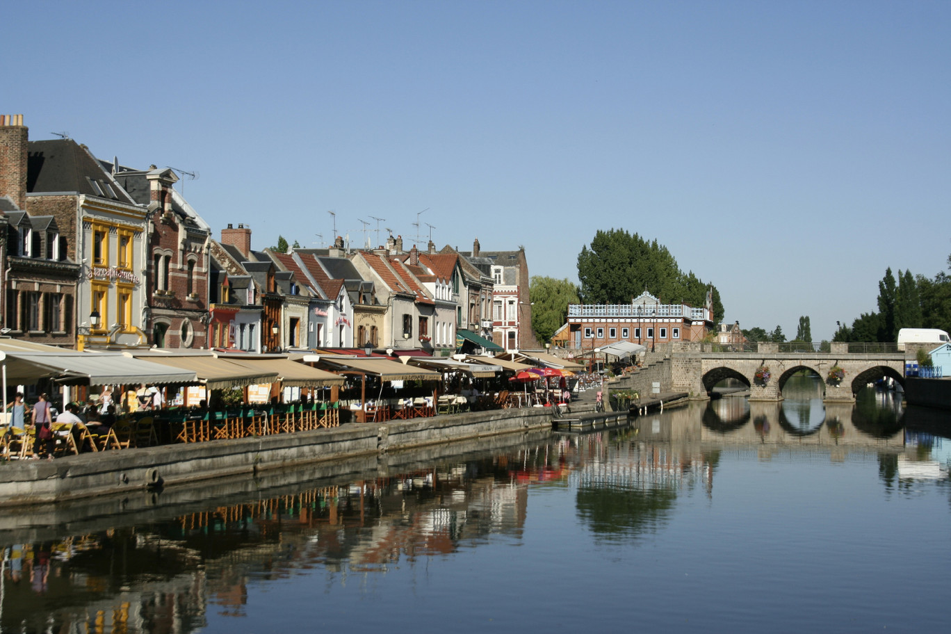 Une des richesses d'Amiens : le fleuve Somme. (C)Fotolia