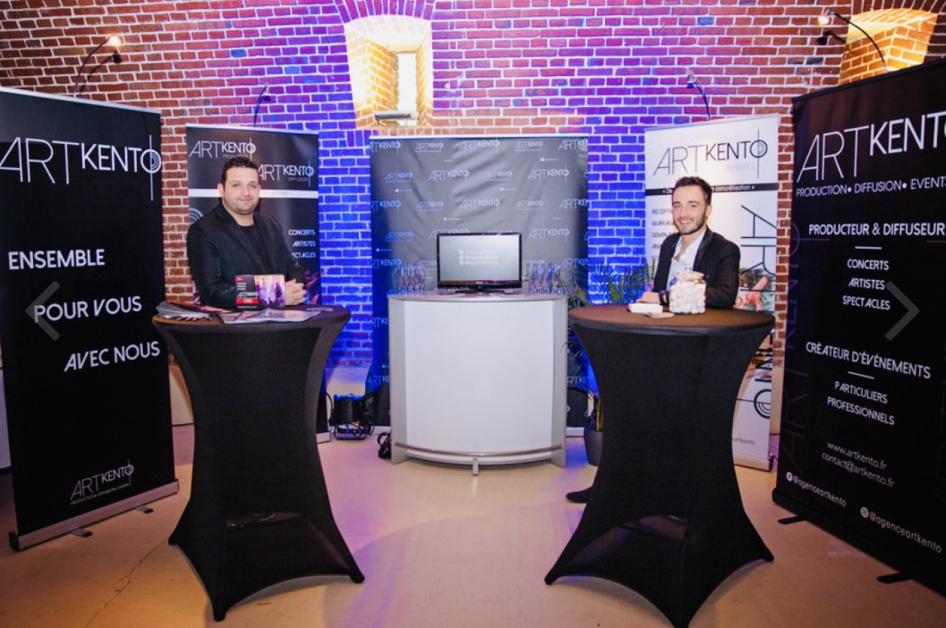 Artkento est une entreprise ambitieuse avec ses deux fondateurs, Quentin Dumont et Thomas Bernard.