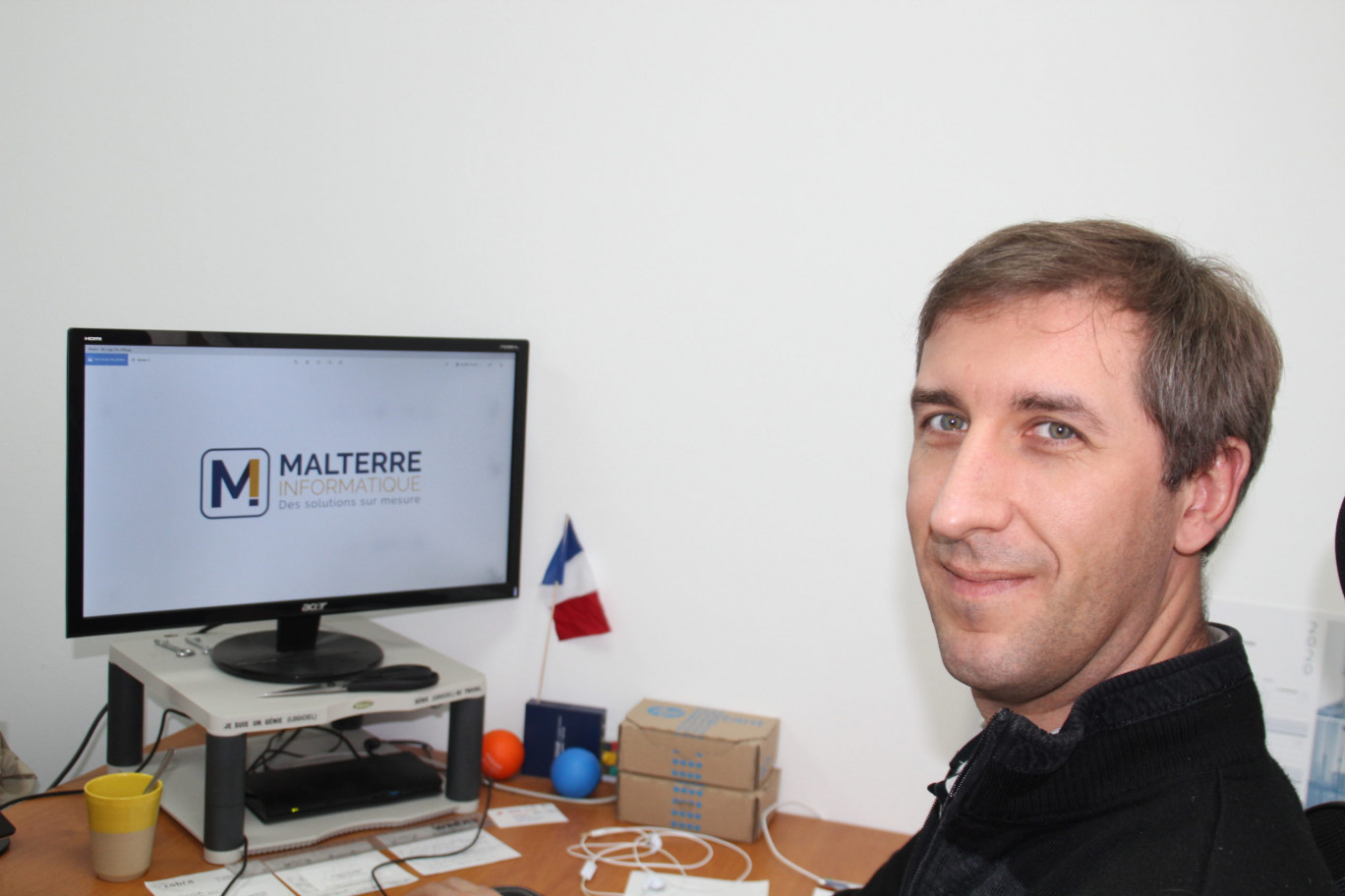 Nicolas Malterre, gérant de l'entreprise.
