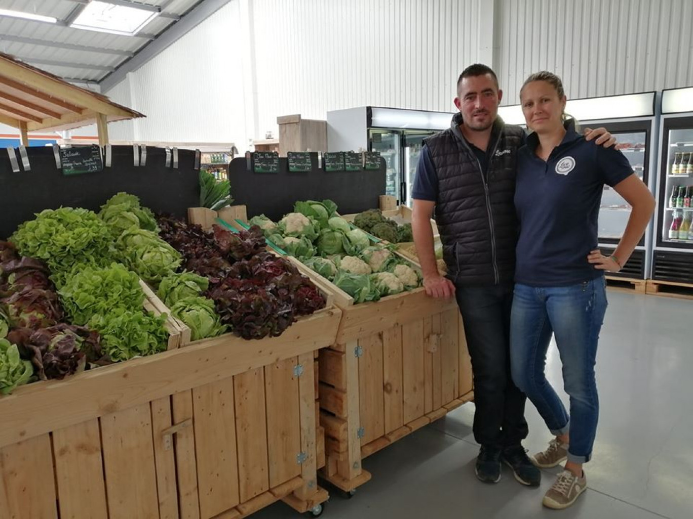 Julie et Guillaume  Delgove ont ouvert Locavrac à Abbeville. 