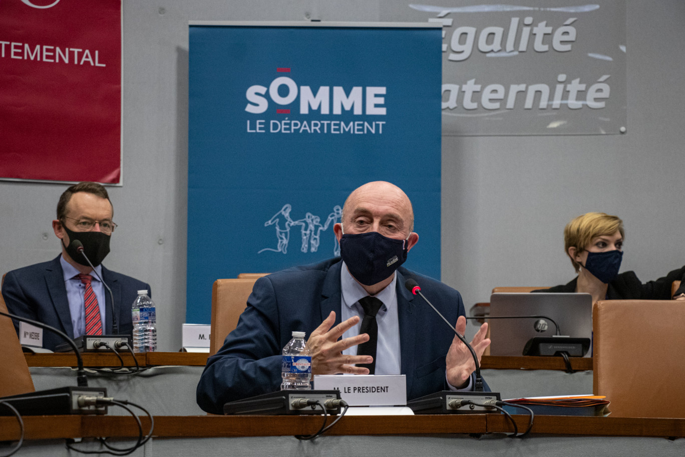 Stéphane Haussoulier est le nouveau président du conseil départemental de la Somme. (C) Duwez