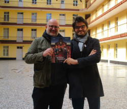 La rencontre du scénariste JD Morvan (à gauche) et de l'illustrateur Romain Rousseaux Perin (à droite) a donné vie à la BD "Rue de la grande truanderie".
