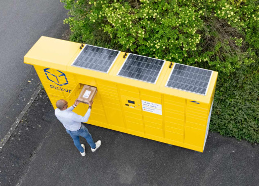 Des consignes Pickup alimentées par l'énergie solaire