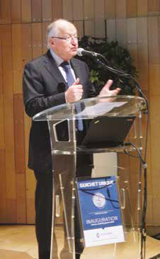 Michel Dieudonné,vice-président du Groupement d’intérêt public guichet unique, a mis en avant la collaboration étroite entre le guichet unique et l’administration. Michel Dieudonné,vice-président du Groupement d’intérêt public guichet unique, a mis en avant la collaboration étroite entre le guichet unique et l’administration.