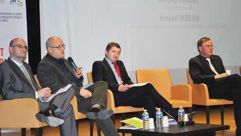 Les intervenants de la première table ronde dont au micro Philippe Lorenzo, de l’Instance régionale d’éducation et de promotion de la santé. Les intervenants de la première table ronde dont au micro Philippe Lorenzo, de l’Instance régionale d’éducation et de promotion de la santé.